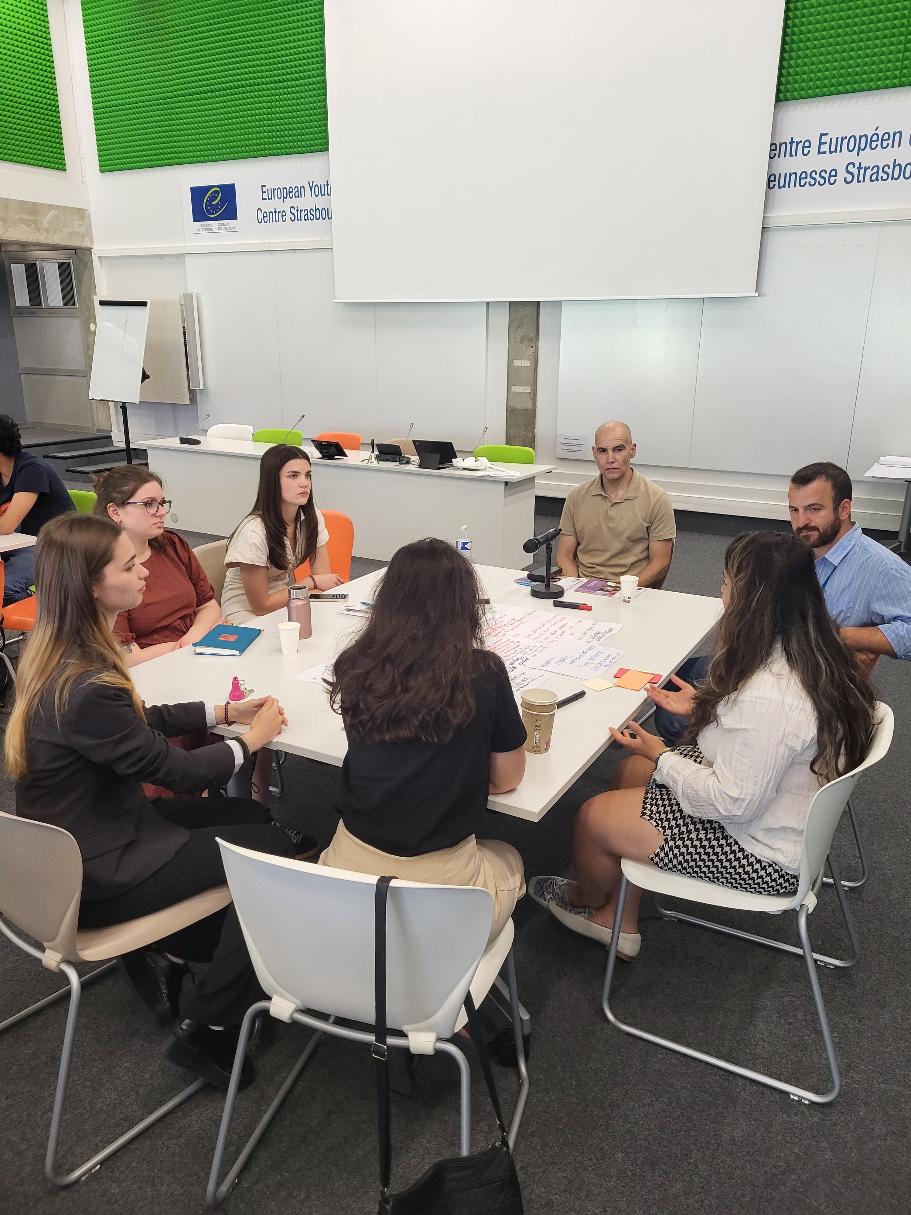 Diverse group of young people