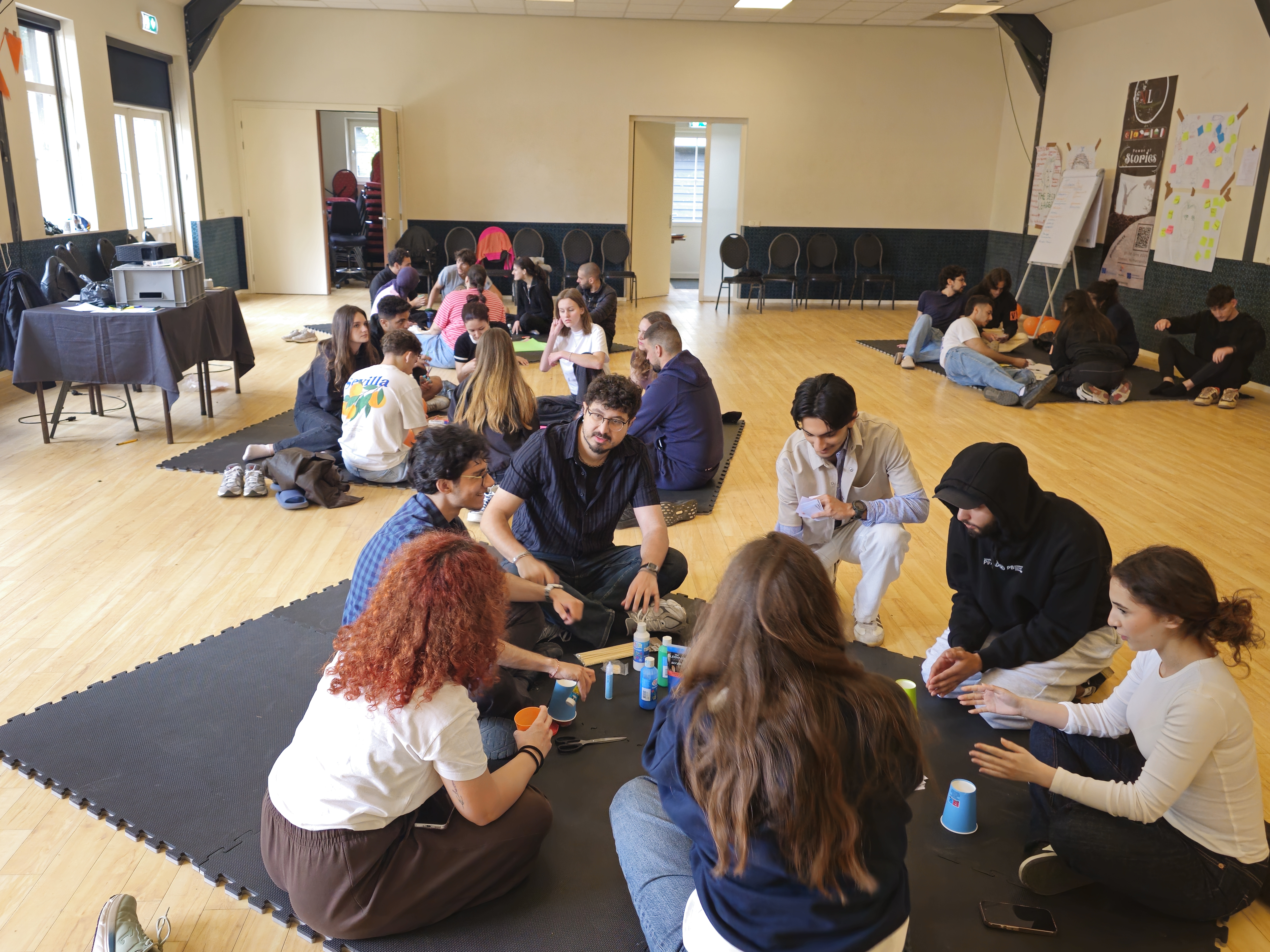 Group activity at the Ommen project